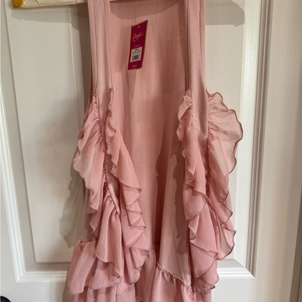Pink Ruffled Vest - Picture 3 of 3